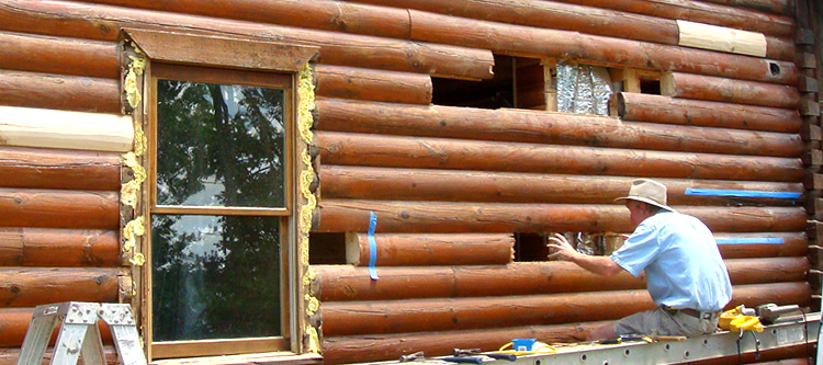 Log Home Repair Akron, Alabama